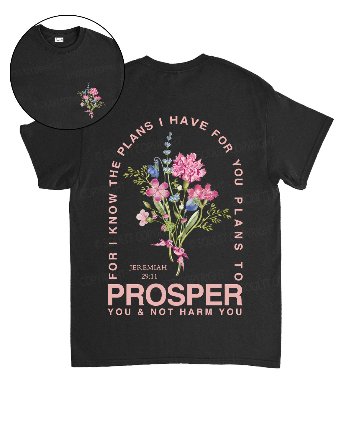 The Plan I Have For You Double Sided Unisex Cotton Christian T-Shirt Hoodie, Sweatshirt | CiraTrend.com (Image 1)