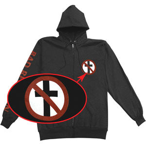 Crossbuster Zip Up Hoodie Zippered Hooded Sweatshirt T-Shirts | CiraTrend.com