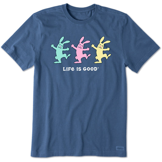 Men's Happy Bunnies Short Sleeve Crusher Tee