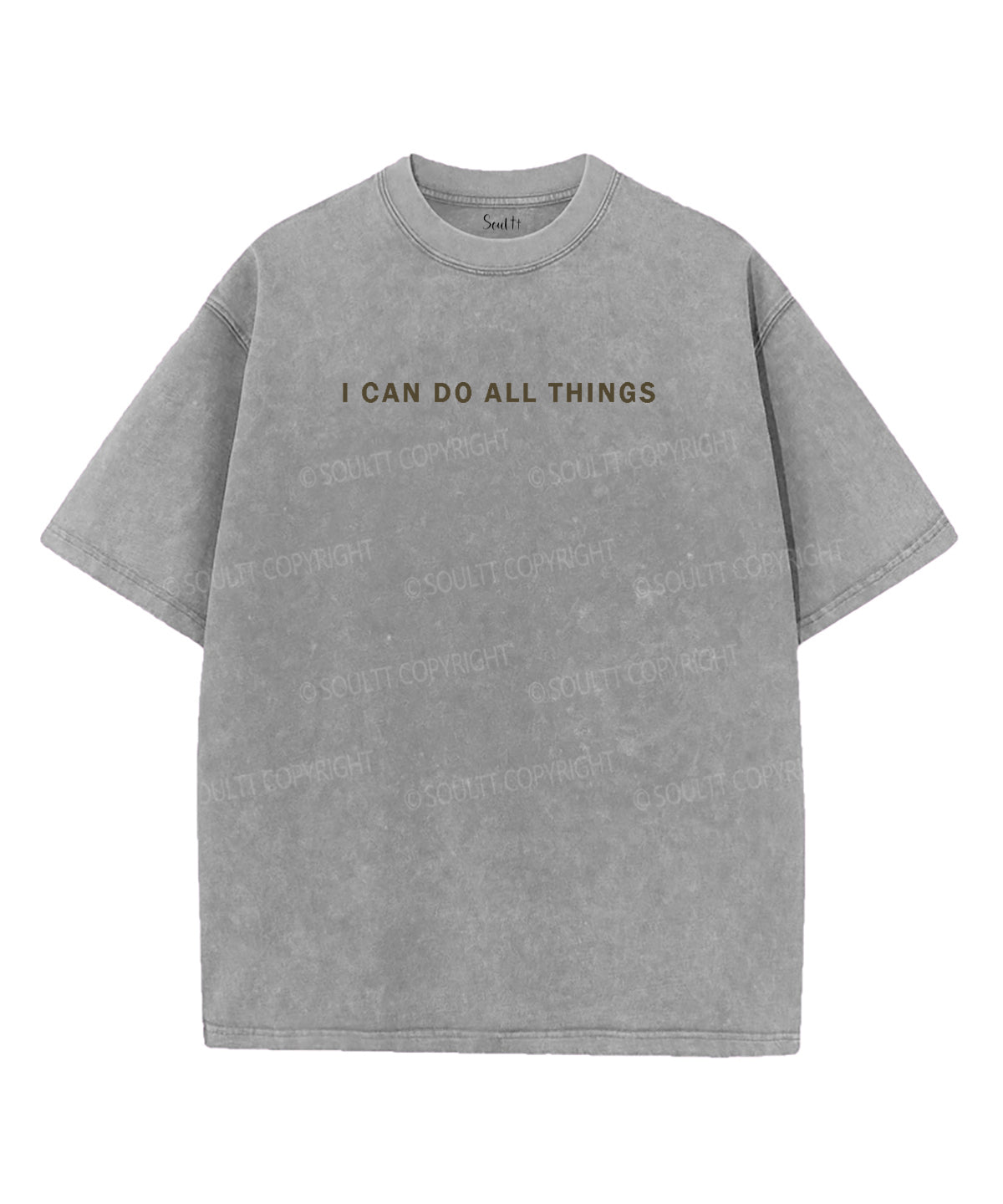 I Can Do All Things Double Sided Unisex Washed Christian T-shirt Hoodie, Sweatshirt | CiraTrend.com (Image 4)