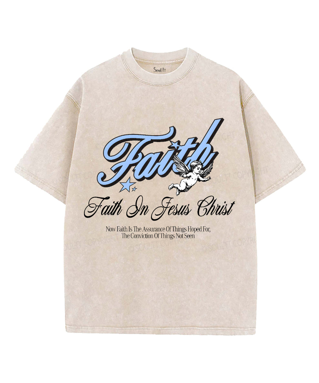 Faith Unisex Washed Christian T-shirt Style002 Hoodie, Sweatshirt | CiraTrend.com (Image 4)