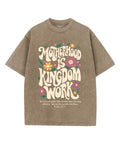 Motherhood Is Kingdom Work Unisex Washed Christian T-shirt Style003 Hoodie, Sweatshirt | CiraTrend.com (Image 1)