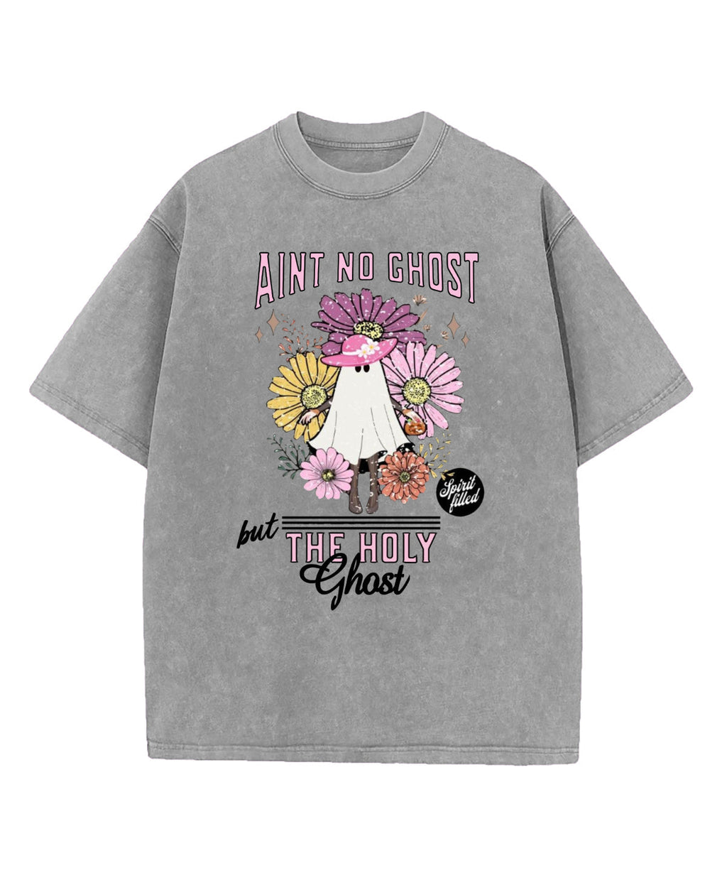 Aint No Ghost Washed Christian T-shirt Hoodie, Sweatshirt | CiraTrend.com (Image 4)