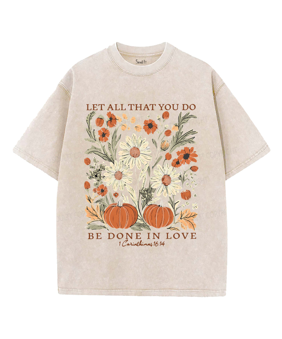 Be Done In Love Unisex Washed Christian T-shirt Hoodie, Sweatshirt | CiraTrend.com (Image 3)