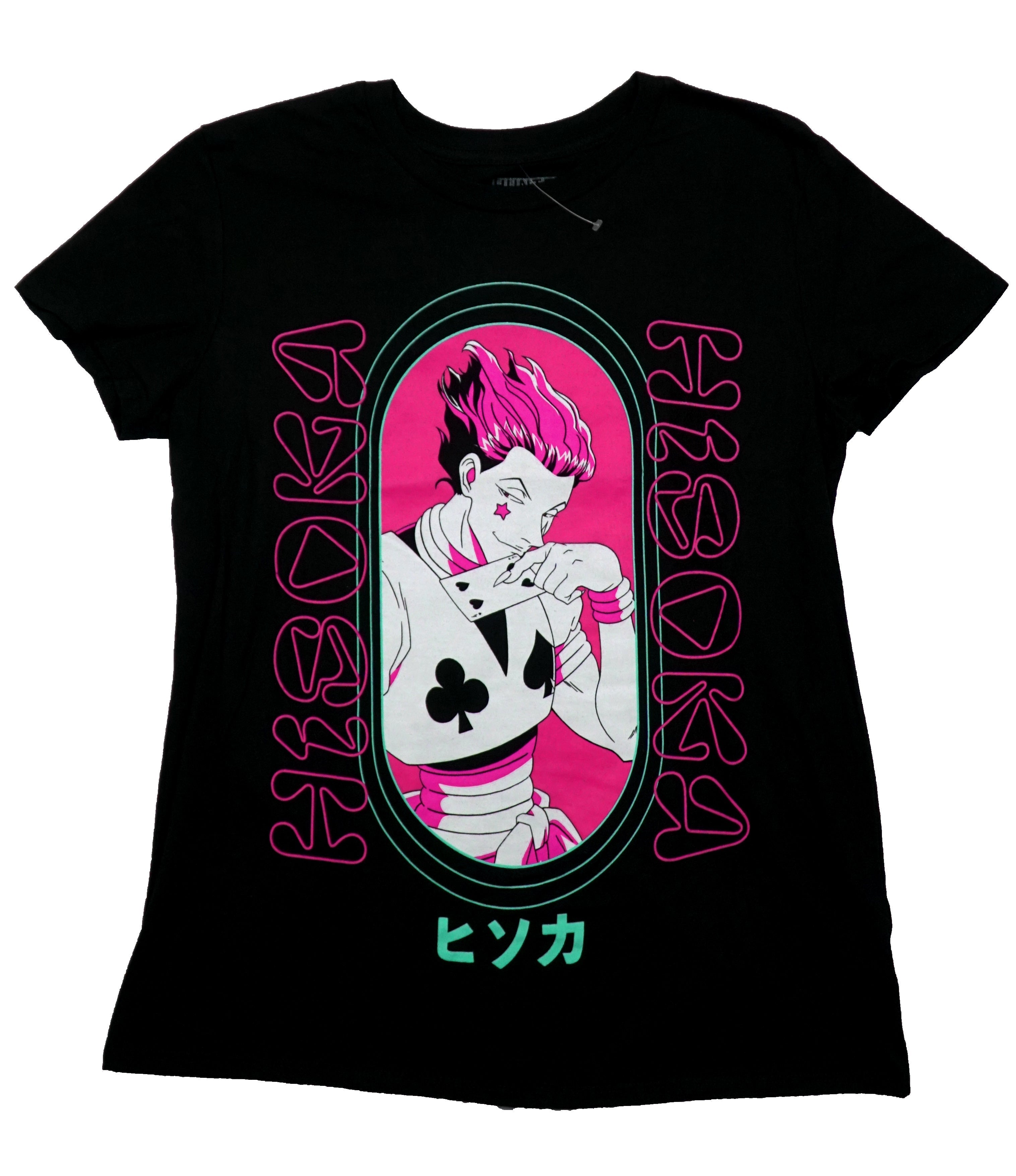 Hunter X Hunter Mens T-Shirt - Hisoka In Ornate Pink Oval Hoodie, Sweatshirt | CiraTrend.com
