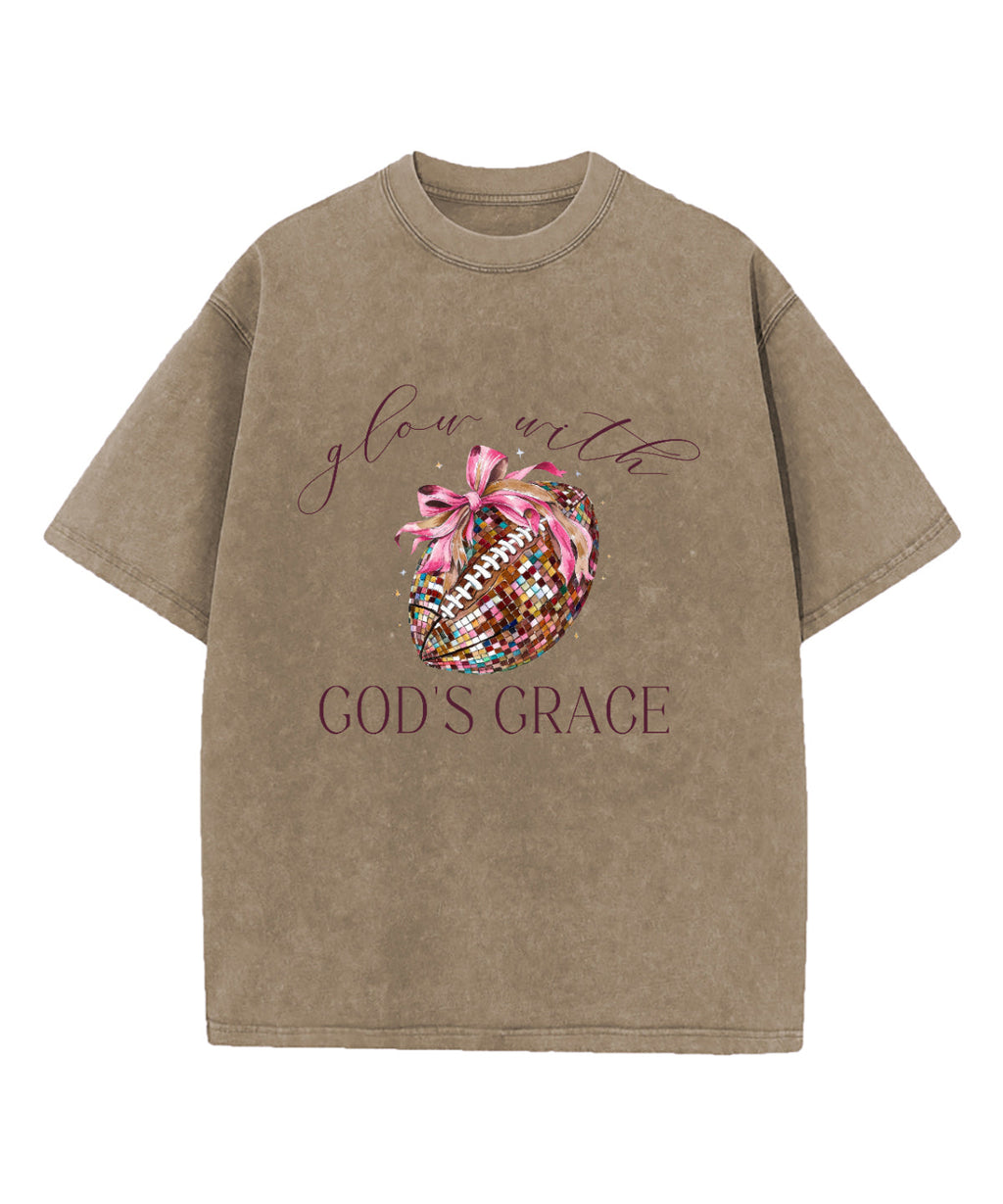 Glow God'S Grace Washed Christian T-Shirts, Hoodie, Sweatshirt