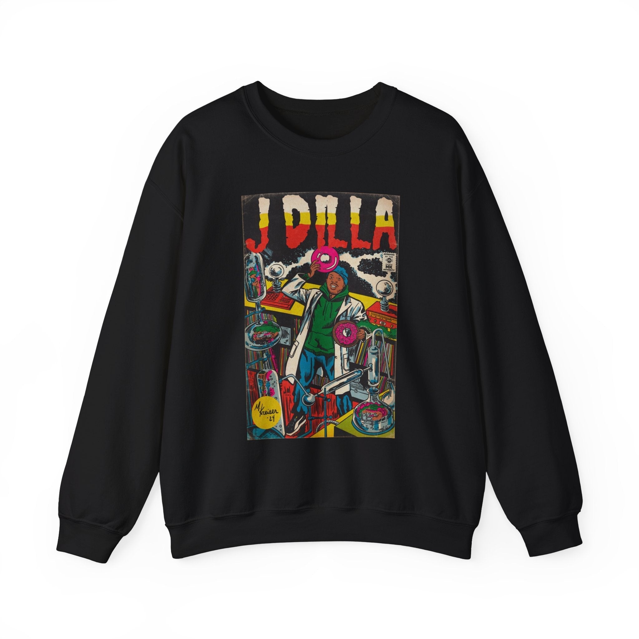 Dilla - Comic Book Art - Unisex Heavy BlendÃ¢â€žÂ¢ Crewneck Sweatshirt T-Shirts, Hoodie | CiraTrend.com (Image 5)