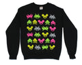 Deadmau5 (deadmaus) Crew Neck Sweatshirt -  Space Invader Style Repeat Images T-Shirts, Hoodie | CiraTrend.com