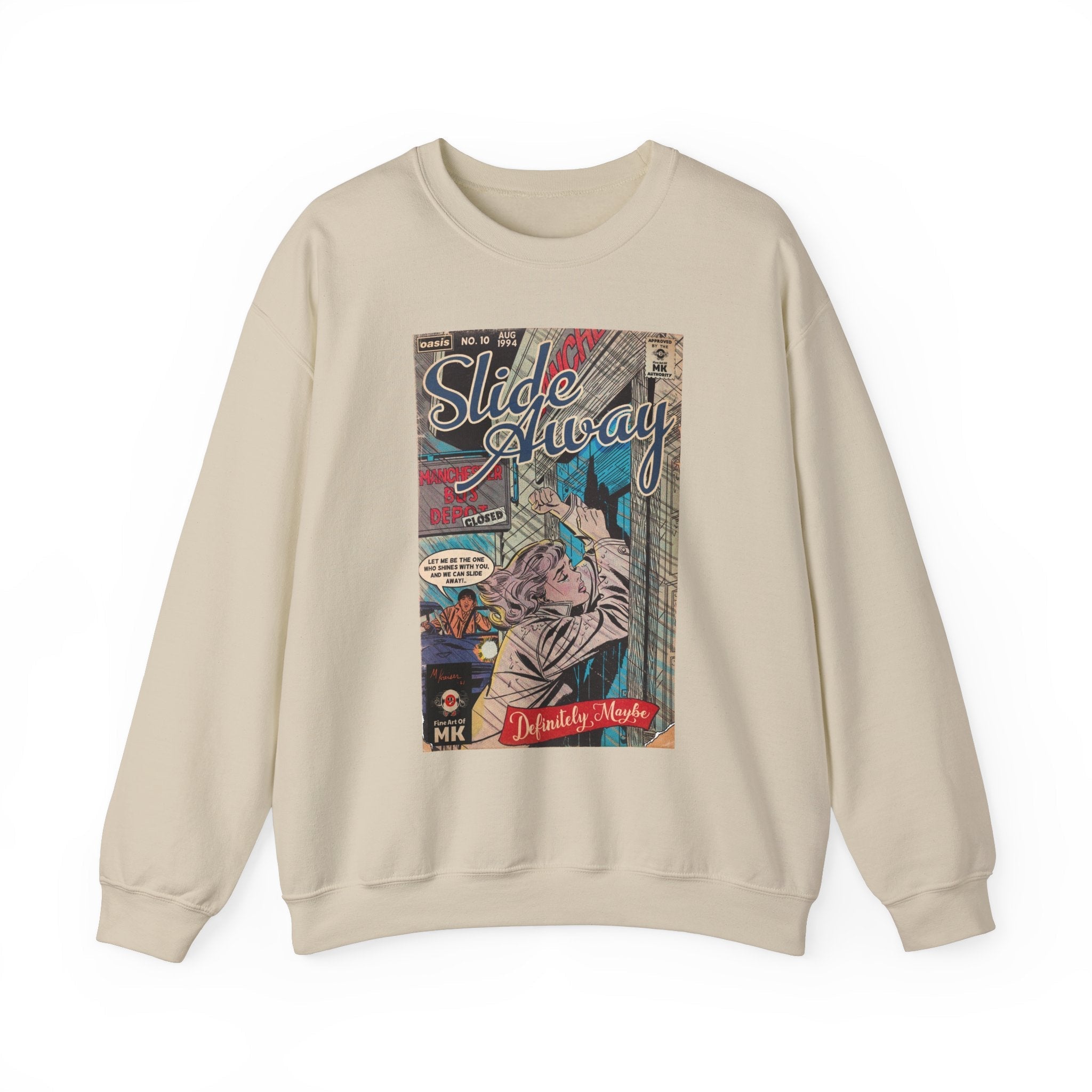 Slide Away - Unisex Heavy BlendÃ¢â€žÂ¢ Crewneck Sweatshirt T-Shirts, Hoodie | CiraTrend.com (Image 5)
