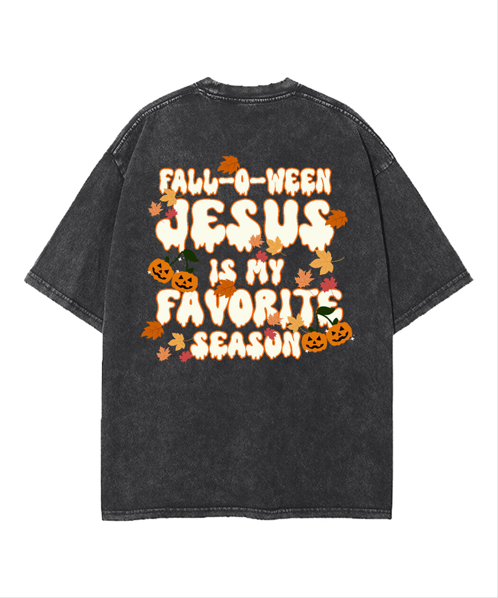 Fall O Ween Jesus Double SidedWashed Christian T-Shirts, Hoodie, Sweatshirt