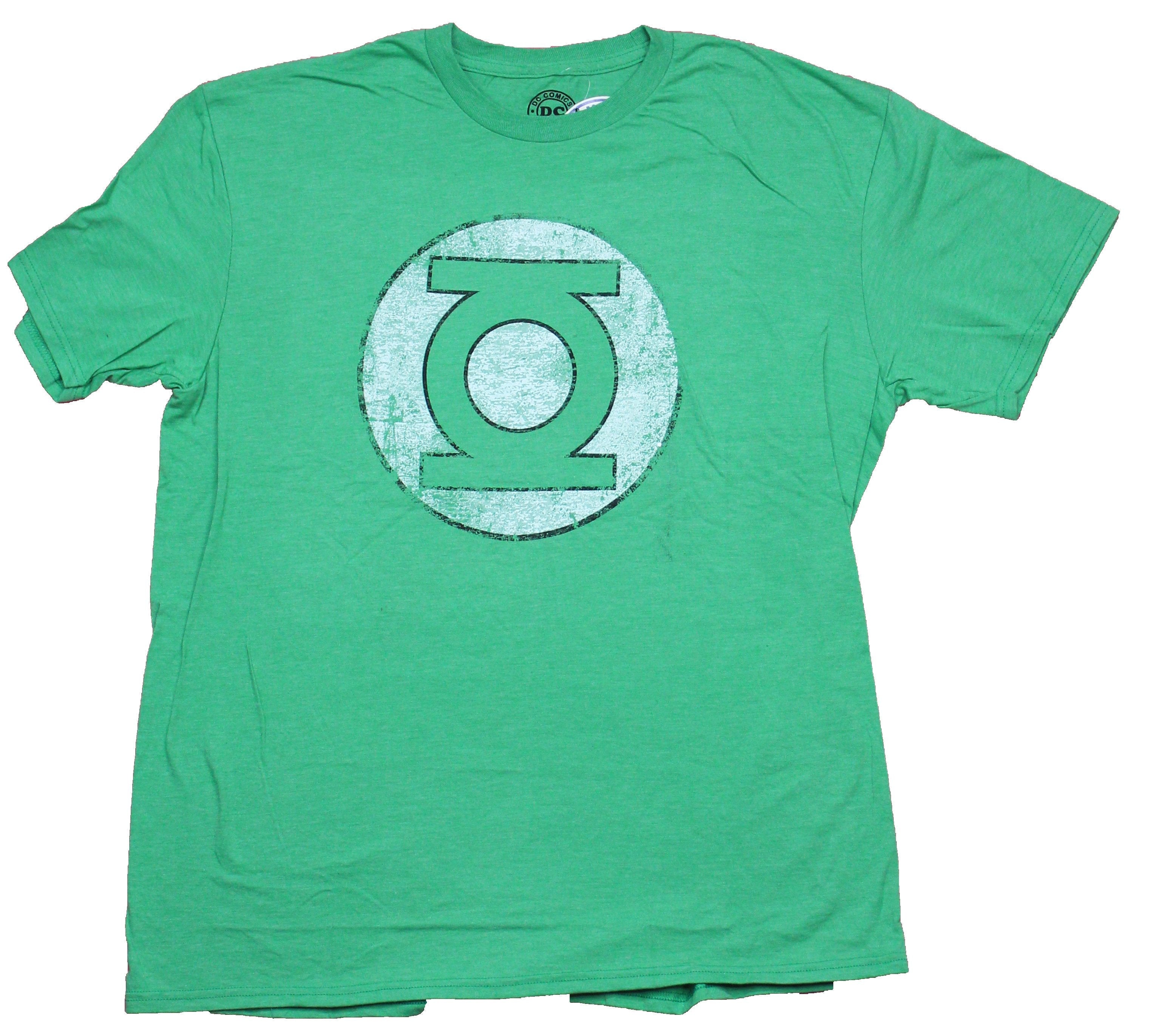 Green Lantern Mens T-Shirt  - Distressed Lantern Logo Hoodie, Sweatshirt | CiraTrend.com