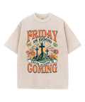 Sunday Is Coming Washed Christian T-shirt Hoodie, Sweatshirt | CiraTrend.com (Image 1)