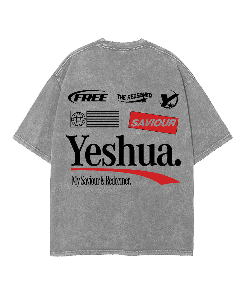 Yeshua Double Sided Washed Christian T-Shirts, Hoodie, Sweatshirt