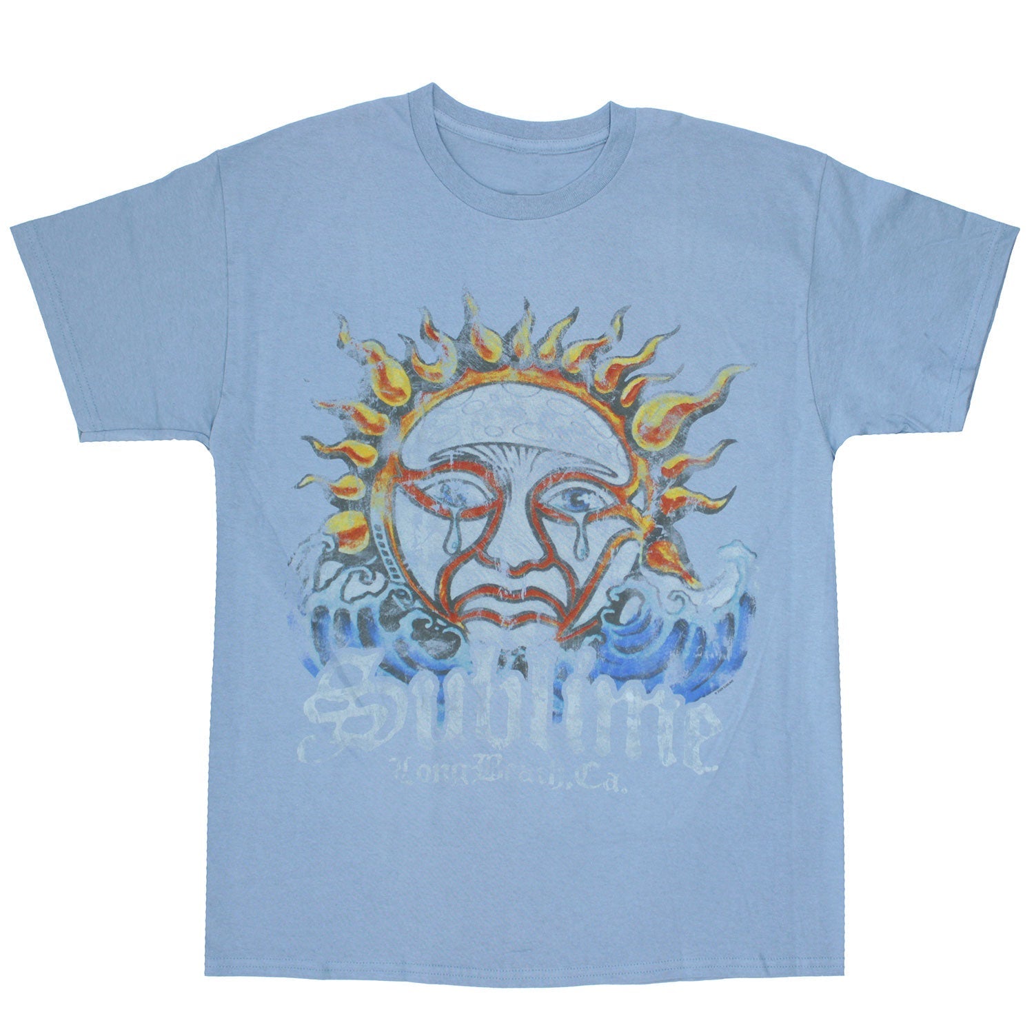 Blue Mens Sun T-shirt Hoodie, Sweatshirt | CiraTrend.com (Image 1)