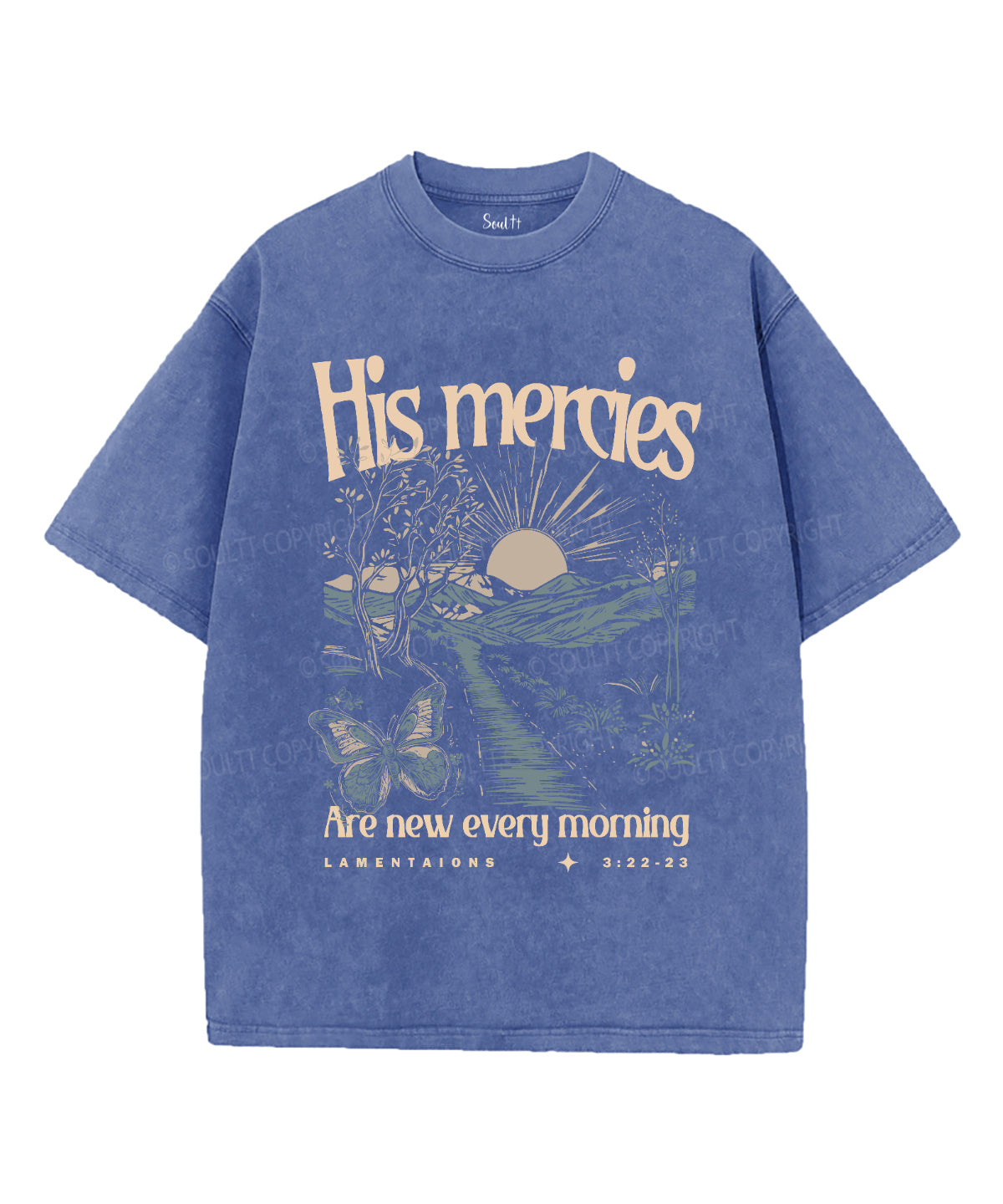 His Mercies Are New Washed Christian Style003 T-Shirts, Hoodie, Sweatshirt
