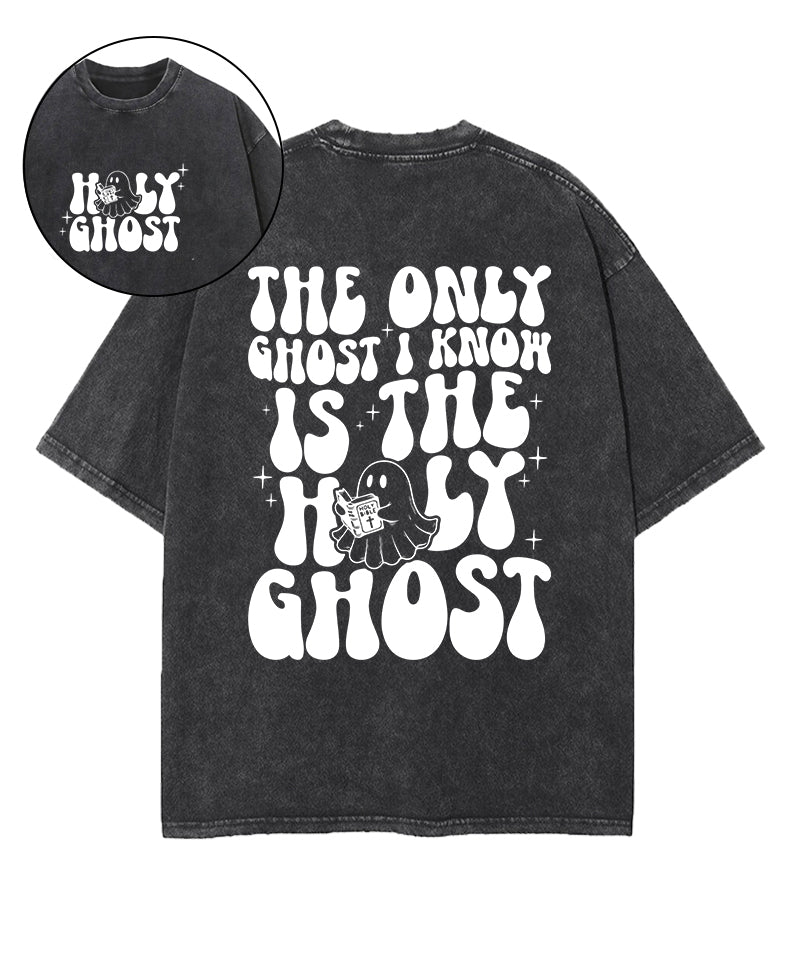 Holy Ghost Double Sided Washed Christian Style001 T-Shirts, Hoodie, Sweatshirt