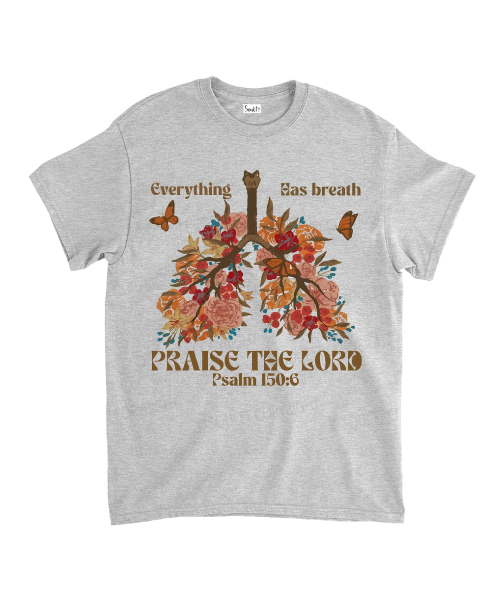 Everything Has Breath Paise the Lord Unisex Cotton Christian T-Shirt Hoodie, Sweatshirt | CiraTrend.com (Image 2)