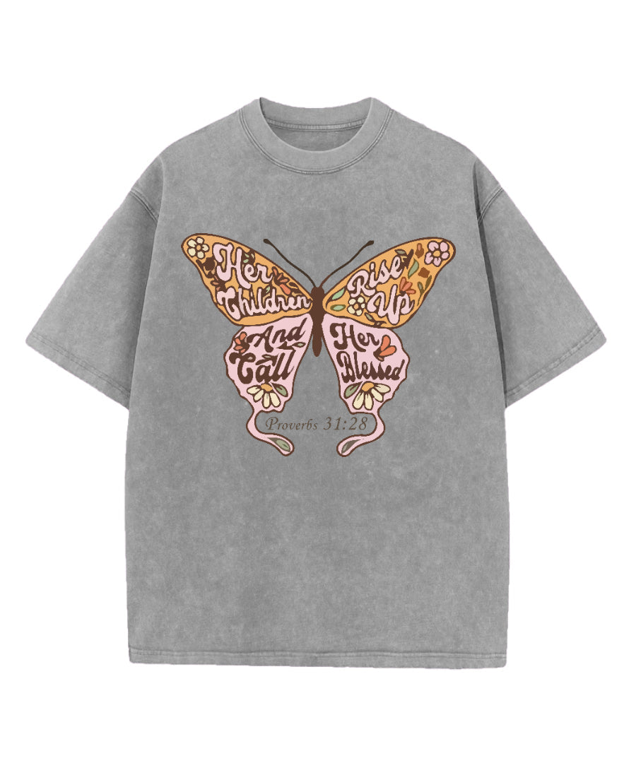 Her Children Rise Up Washed Christian T-Shirts, Hoodie, Sweatshirt