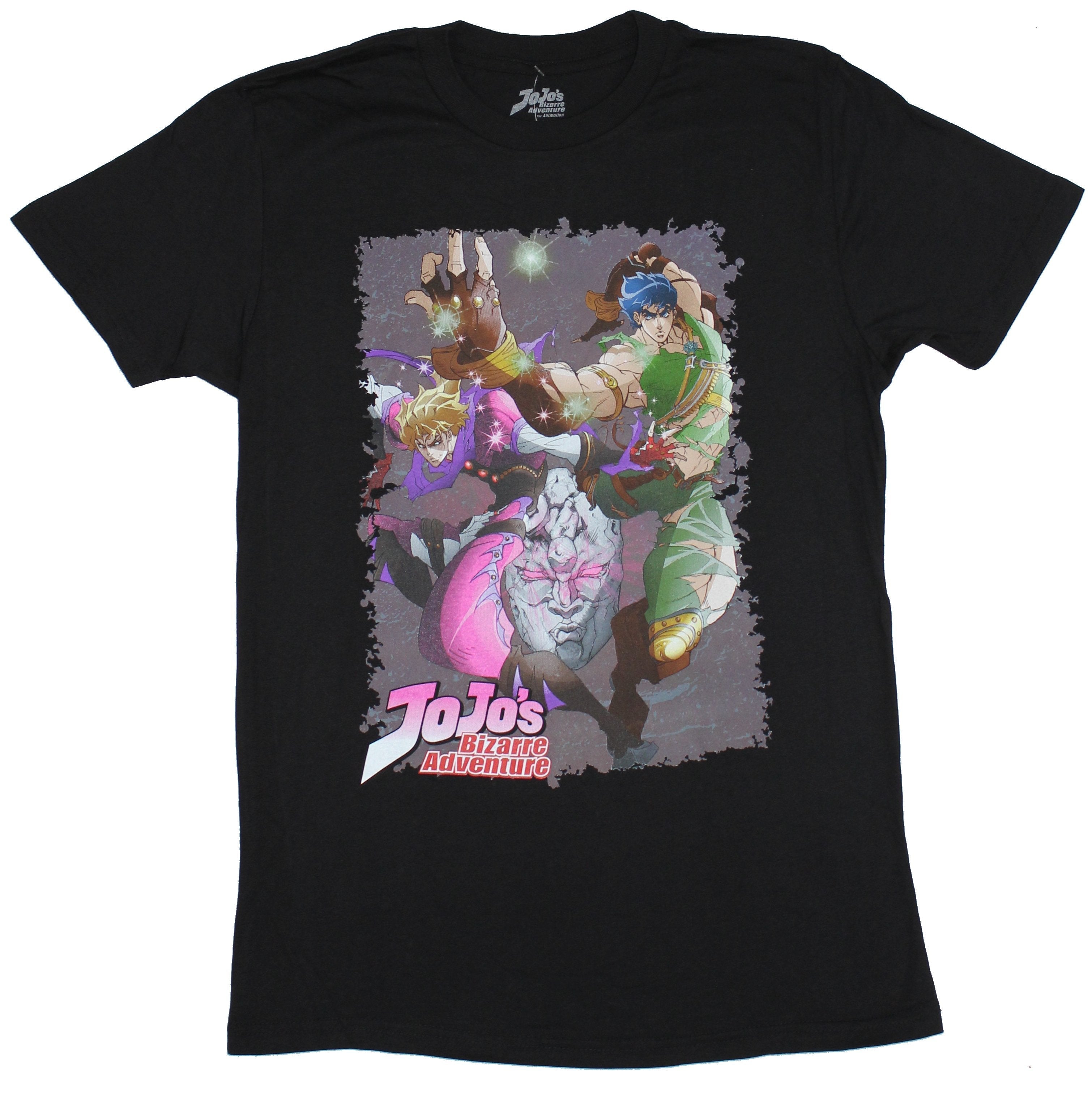 Jojo'S Bizarre Adventure Colorful Action Duo Mask Image T-Shirts, Hoodie, Sweatshirt
