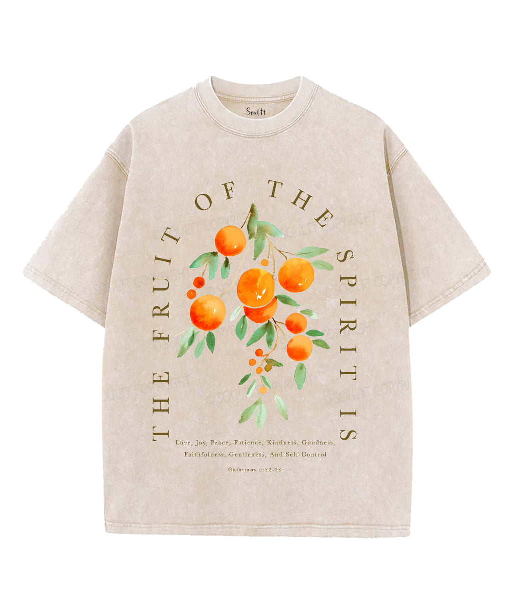 Fruit Of The Spirit Unisex Washed Christian T-shirt Style003 Hoodie, Sweatshirt | CiraTrend.com (Image 4)