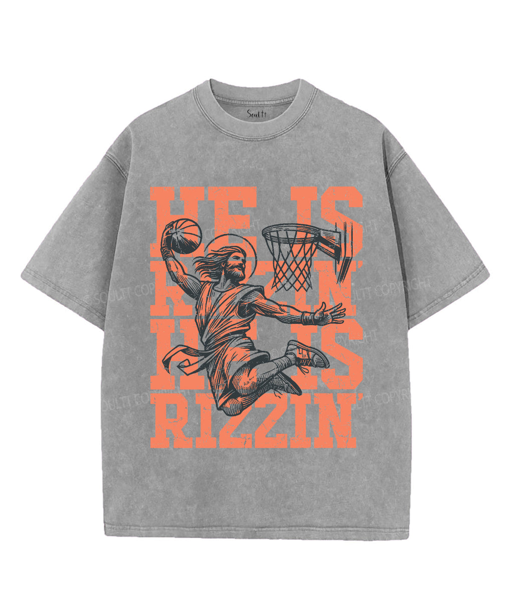 He Is Risen Unisex Washed Christian T-shirt Style008 Hoodie, Sweatshirt | CiraTrend.com (Image 2)