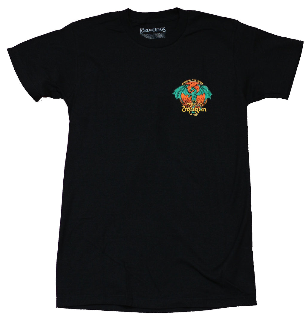 Lord of the Rings Mens T-Shirt - The Green Dragon Lapel & Back Logo Hoodie, Sweatshirt | CiraTrend.com (Image 1)
