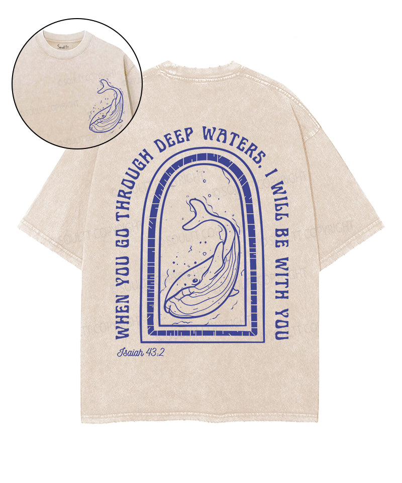 I Will Be With You Double Sided Unisex Washed Christian T-shirt Style004 Hoodie, Sweatshirt | CiraTrend.com (Image 1)