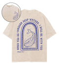 I Will Be With You Double Sided Unisex Washed Christian T-shirt Style004 Hoodie, Sweatshirt | CiraTrend.com (Image 1)