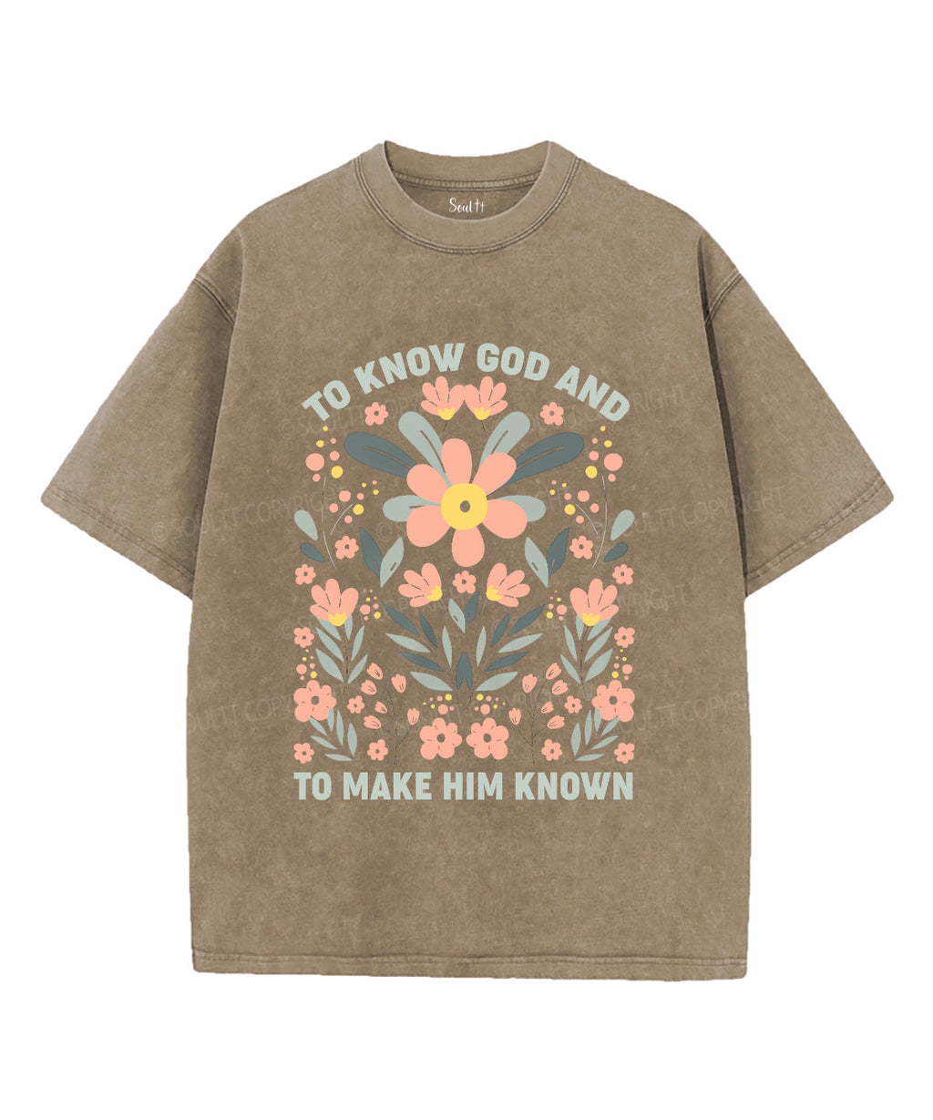 To Know God Unisex Washed Christian T-shirt Hoodie, Sweatshirt | CiraTrend.com (Image 3)