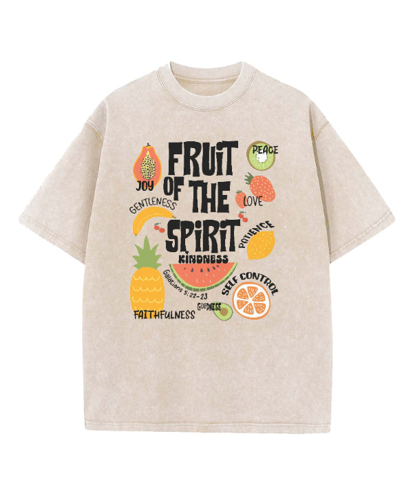 Fruit of the Spirit Washed Christian T-shirt Style001 Hoodie, Sweatshirt | CiraTrend.com (Image 4)