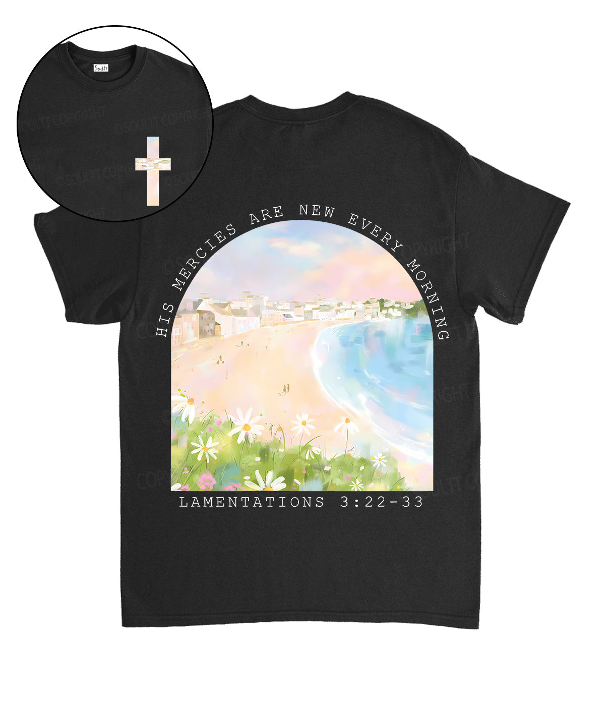 His Mercies Are New Unisex Cotton Christian T-Shirt Style002 Hoodie, Sweatshirt | CiraTrend.com (Image 1)