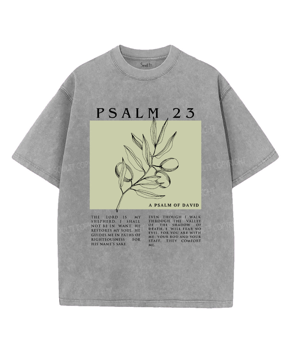 The Lord Id My Shepherd Washed Christian T-shirt Hoodie, Sweatshirt | CiraTrend.com (Image 3)