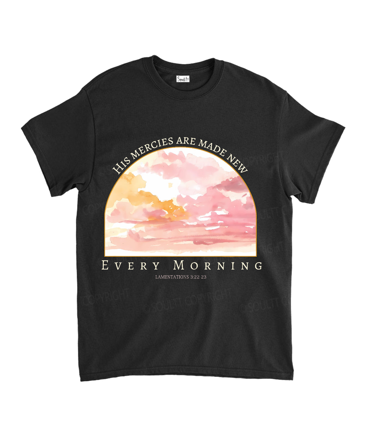 His Mercies Are New Every Morning Unisex Cotton Christian T-Shirt Style002 Hoodie, Sweatshirt | CiraTrend.com (Image 3)