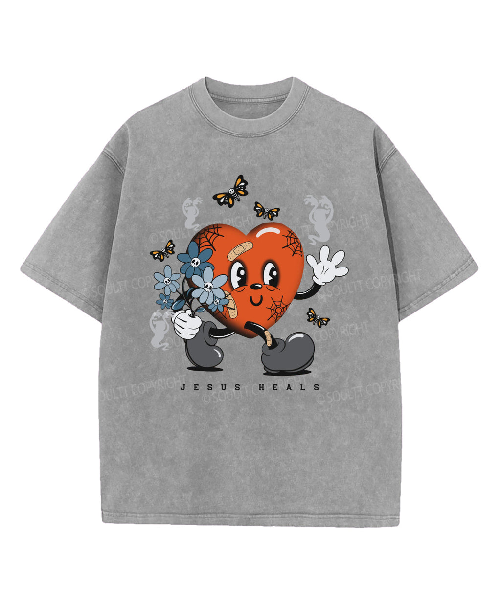Jesus Heals Washed Christian T-shirt Style005 Hoodie, Sweatshirt | CiraTrend.com (Image 5)