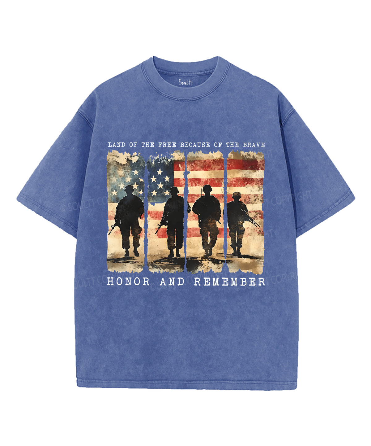 Honor and Remember Unisex Washed Christian T-shirt Hoodie, Sweatshirt | CiraTrend.com (Image 3)