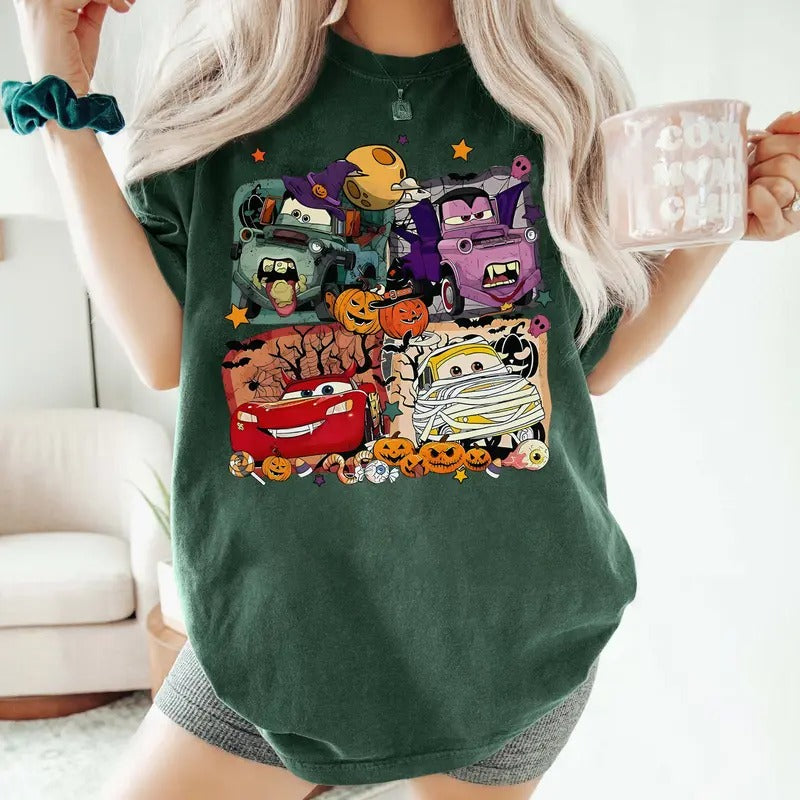 95 Lightnng MC Que Halloween Sweatshirt, M.C.Q Halloween Shirt, Car Movies Shirt, Halloween Shirt Hoodie | CiraTrend.com