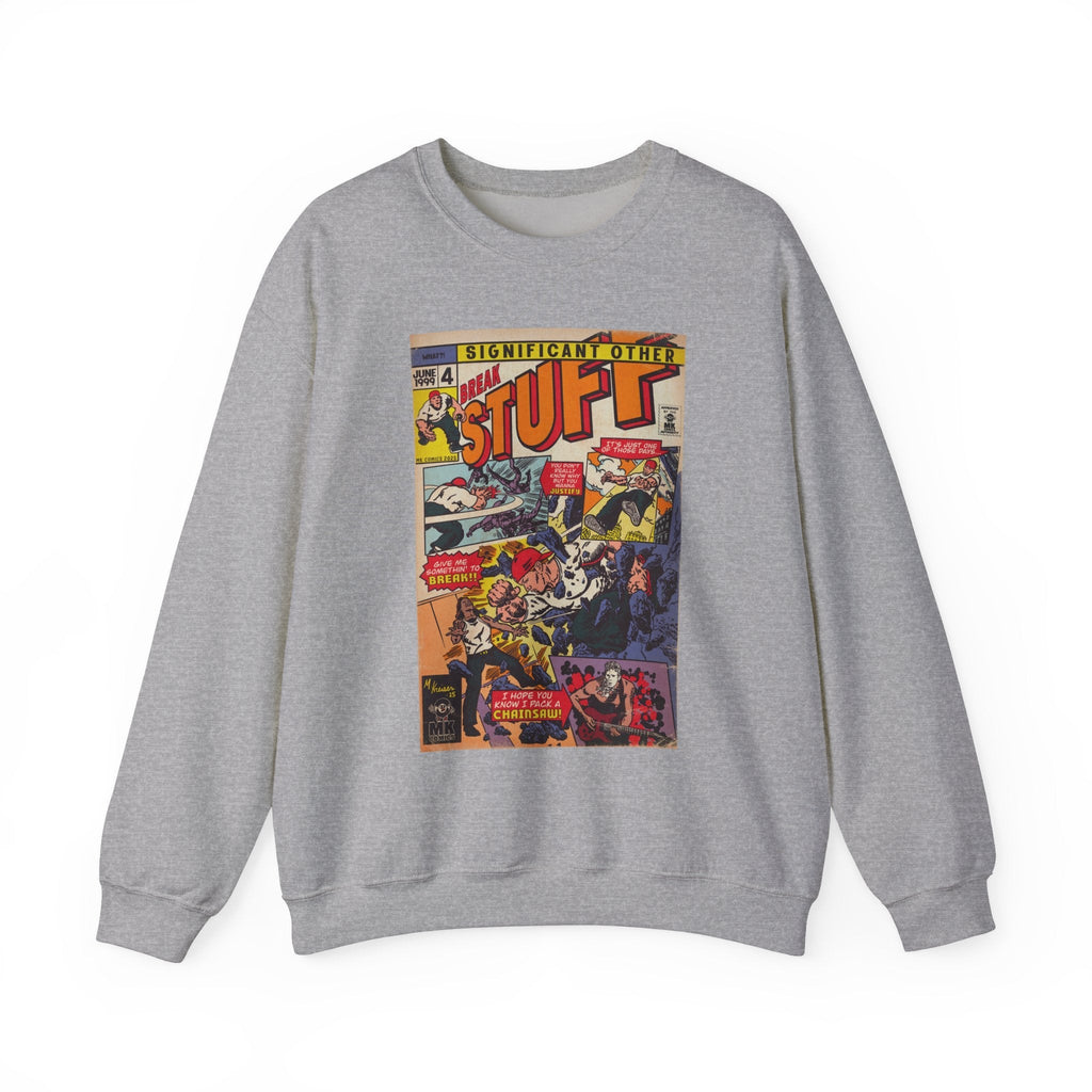Break Stuff - Unisex Heavy BlendÃ¢â€žÂ¢ Crewneck Sweatshirt T-Shirts, Hoodie | CiraTrend.com (Image 3)