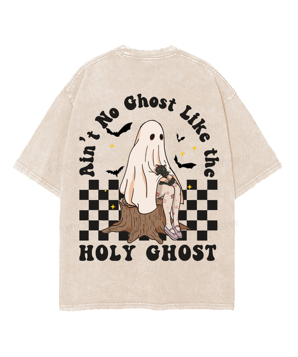 Halloween Holy Ghost Double Sided Unisex Washed Christian T-shirt Style002 Hoodie, Sweatshirt | CiraTrend.com (Image 5)