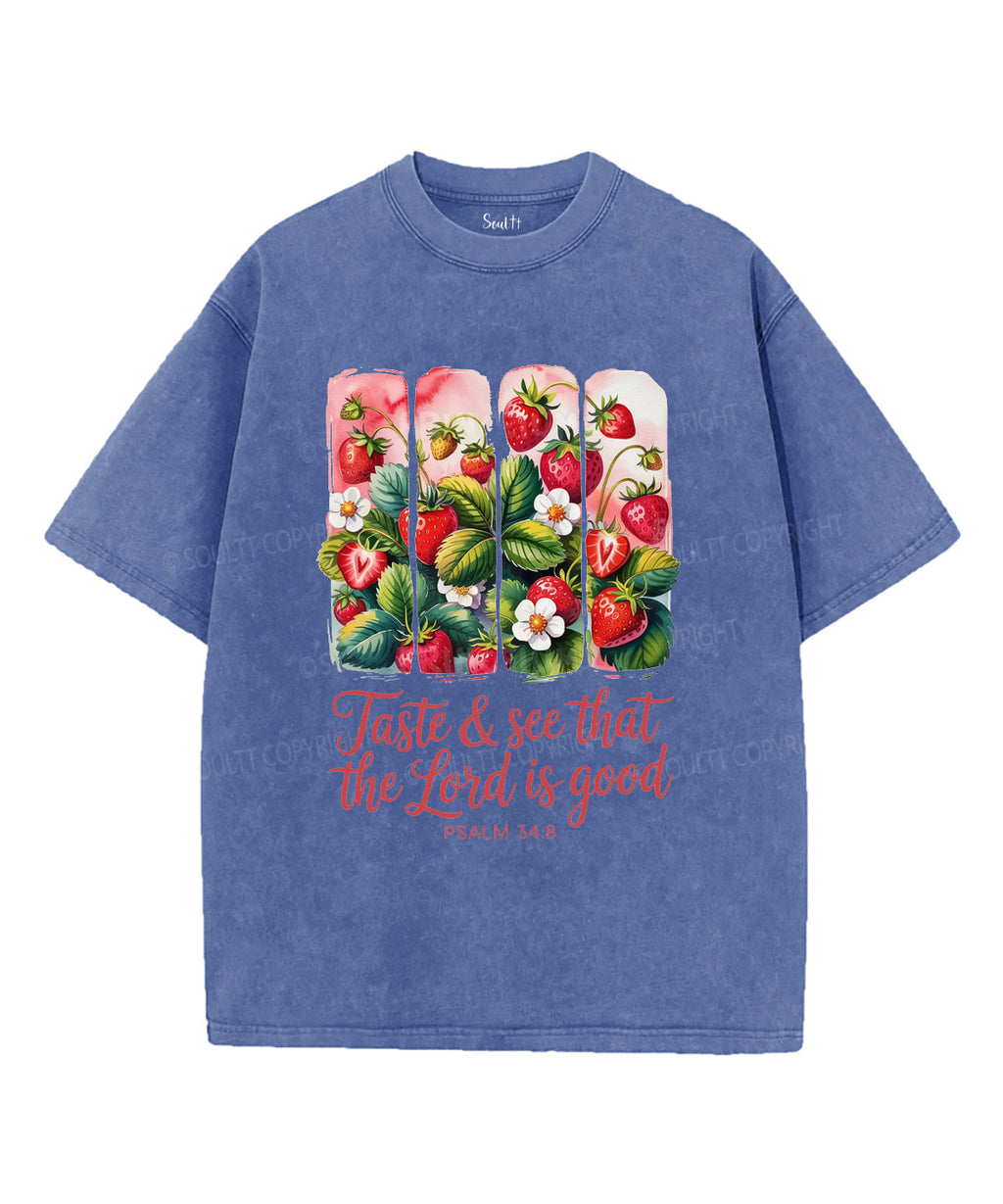The Lord Is Good Unisex Washed Christian T-shirt Hoodie, Sweatshirt | CiraTrend.com (Image 4)