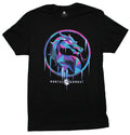 Mortal Kombat Mens T-Shirt - Stainglass Style Logo Image Hoodie, Sweatshirt | CiraTrend.com
