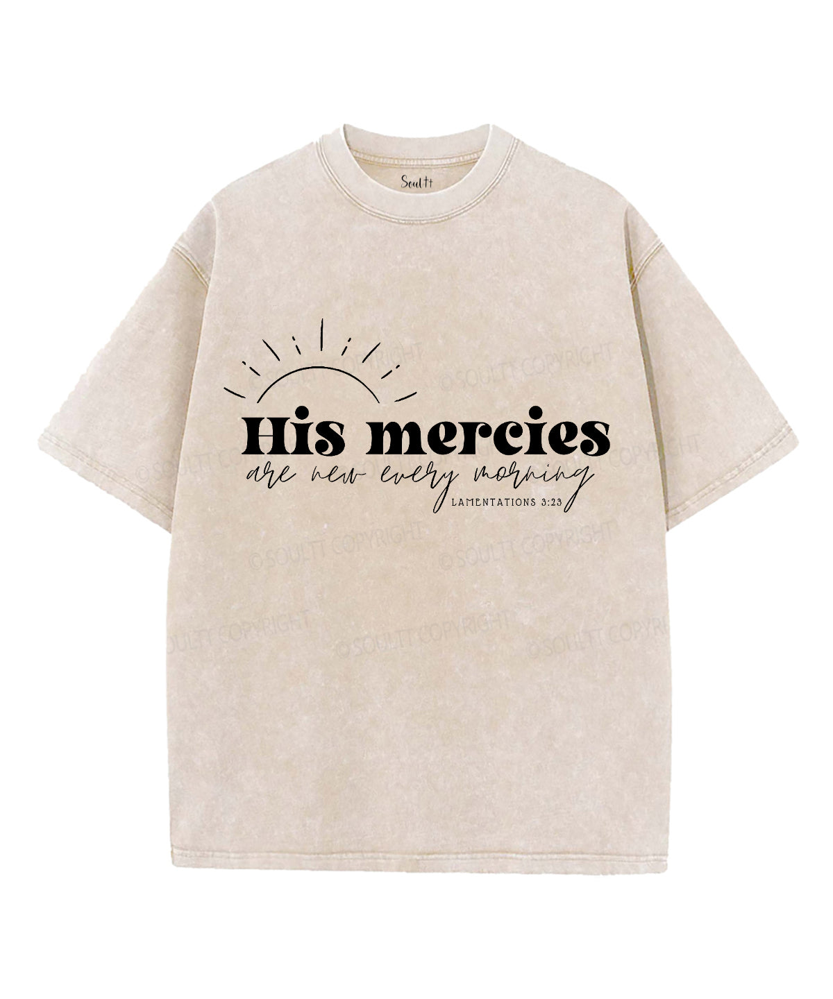 His Mercies Washed Christian T-Shirts, Hoodie, Sweatshirt