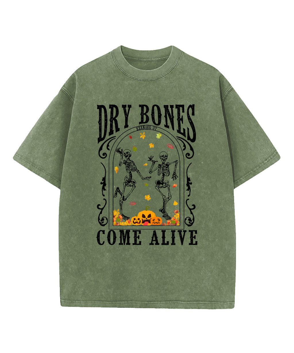 Dry Bones Come Alive Washed Christian T-shirt Style005 Hoodie, Sweatshirt | CiraTrend.com (Image 3)