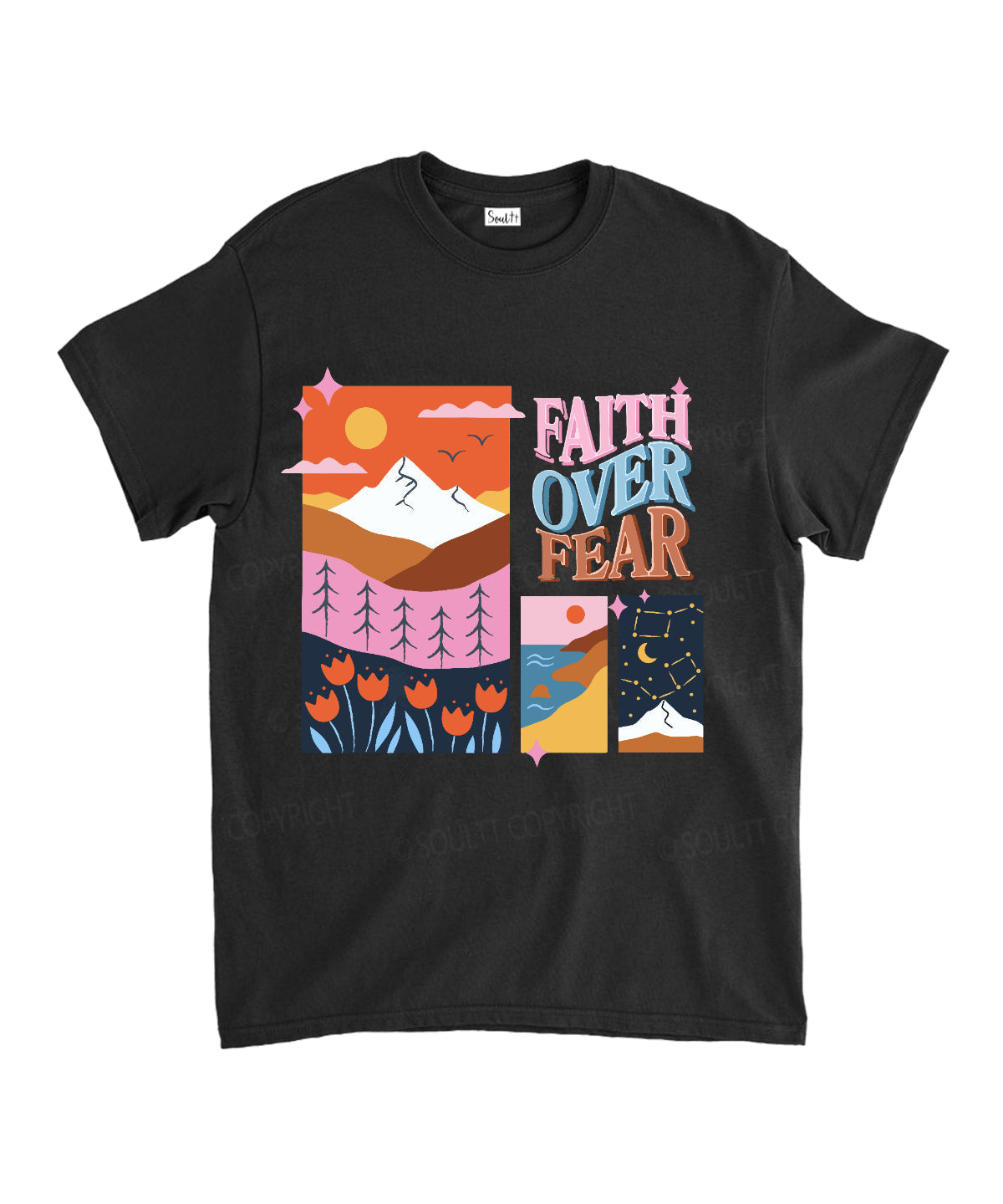 Faith Over Fear Cotton Christian Style003 T-Shirts, Hoodie, Sweatshirt