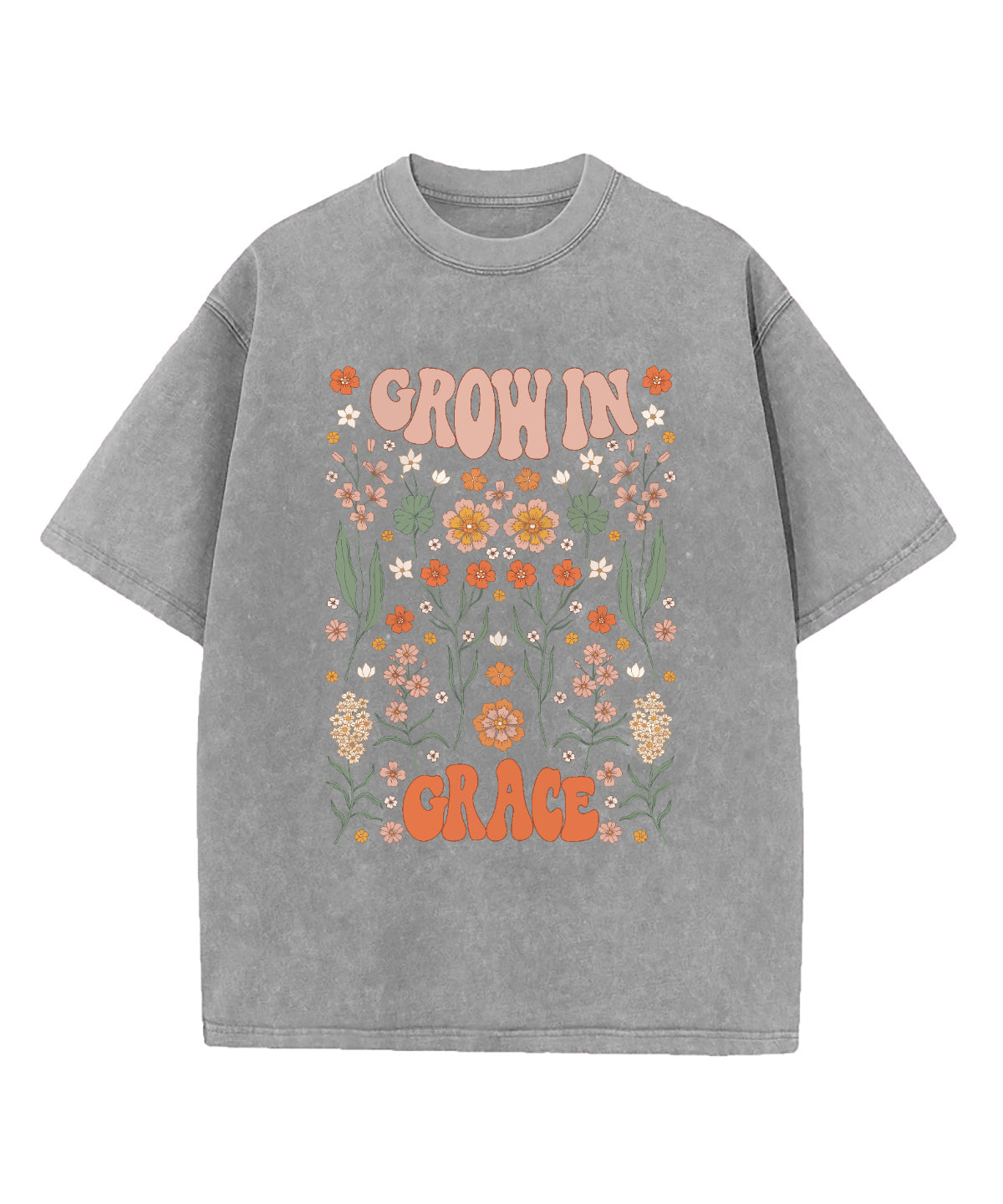 Grow In Grace Washed Christian T-shirt Style003 Hoodie, Sweatshirt | CiraTrend.com (Image 4)