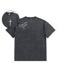 Kids Jesus Has My Back Double Sided Washed Christian T-shirt Hoodie, Sweatshirt | CiraTrend.com (Image 1)