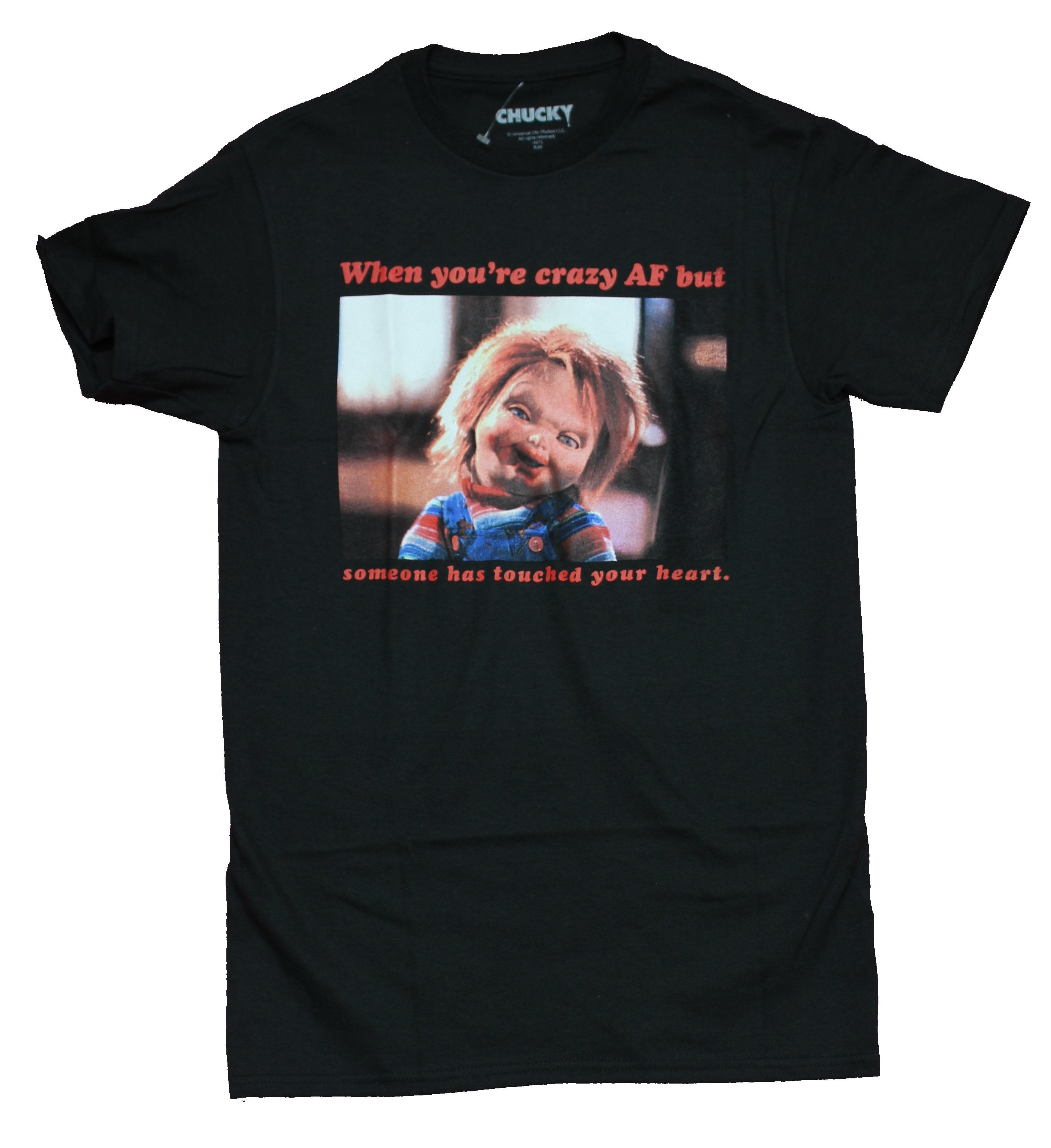 Child's Play Mens T-Shirt - Chucky Meme Crazy AF Hoodie, Sweatshirt | CiraTrend.com