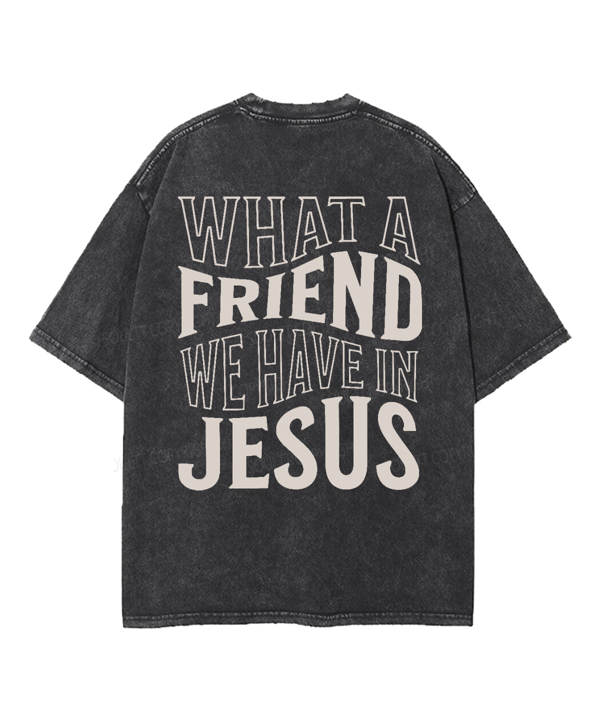What A Friend We Have In Jesus Double Sided Washed Christian T-shirt Hoodie, Sweatshirt | CiraTrend.com (Image 5)