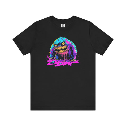 Vibrant Monster Graphic Tee Style009