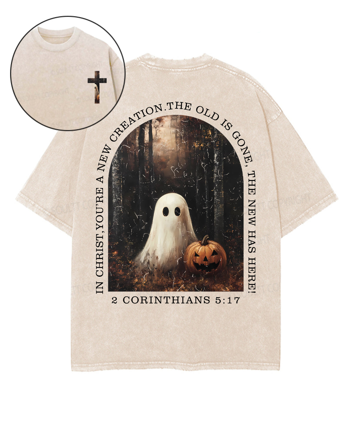 The New Was Come Double Sided Unisex Washed Christian T-shirt Hoodie, Sweatshirt | CiraTrend.com (Image 1)