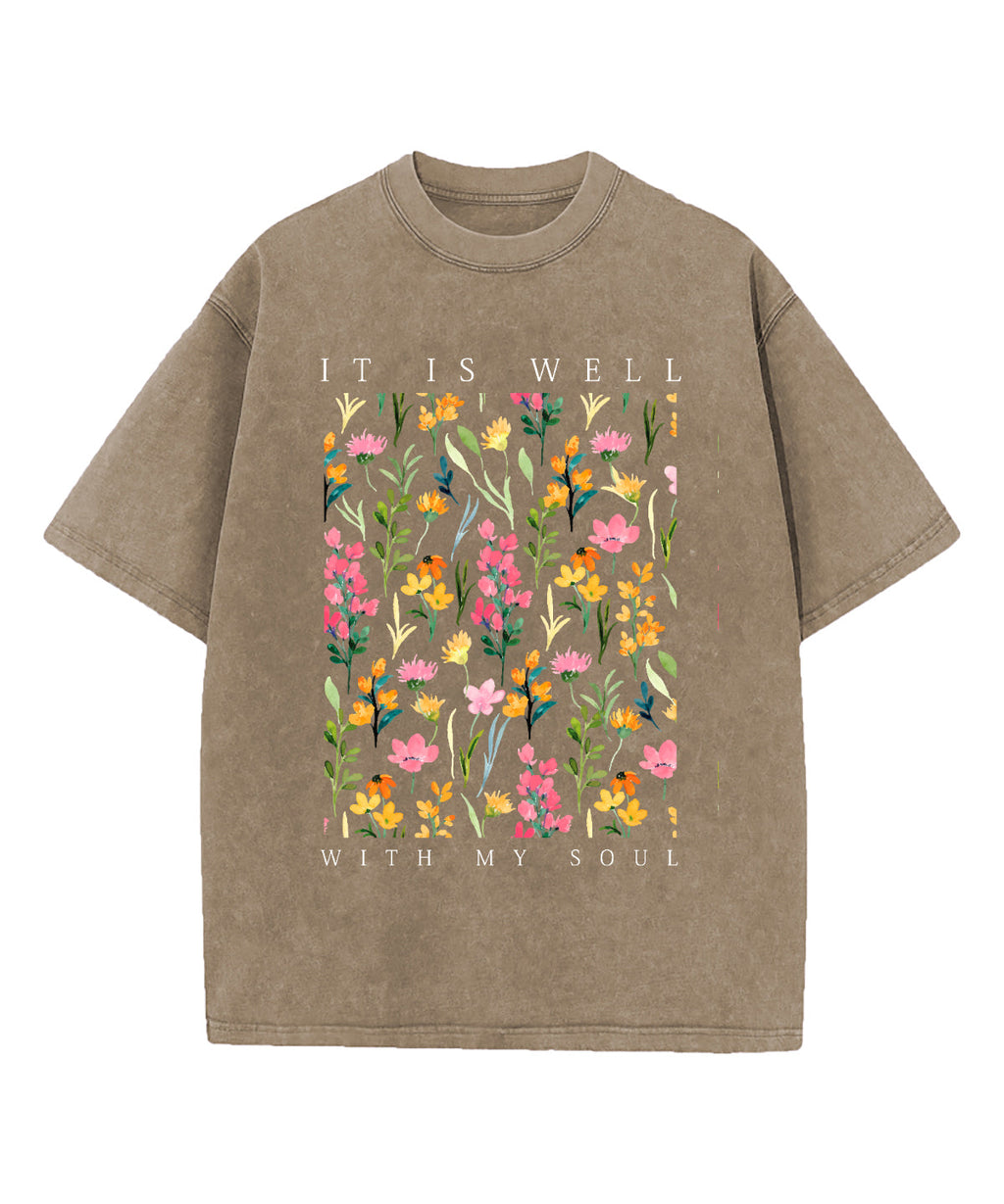 It Is Well With My Soul Washed Christian T-shirt Style012 Hoodie, Sweatshirt | CiraTrend.com (Image 5)